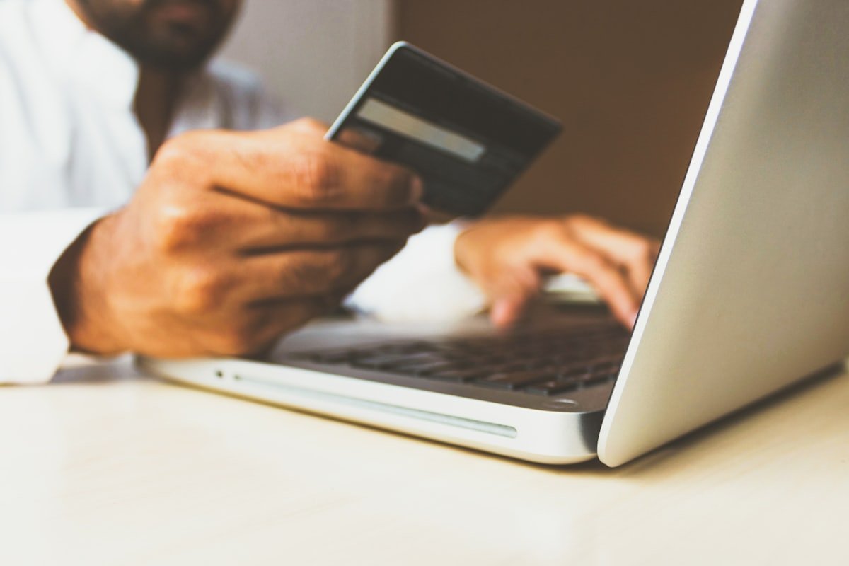 Mobile banking on a smartphone