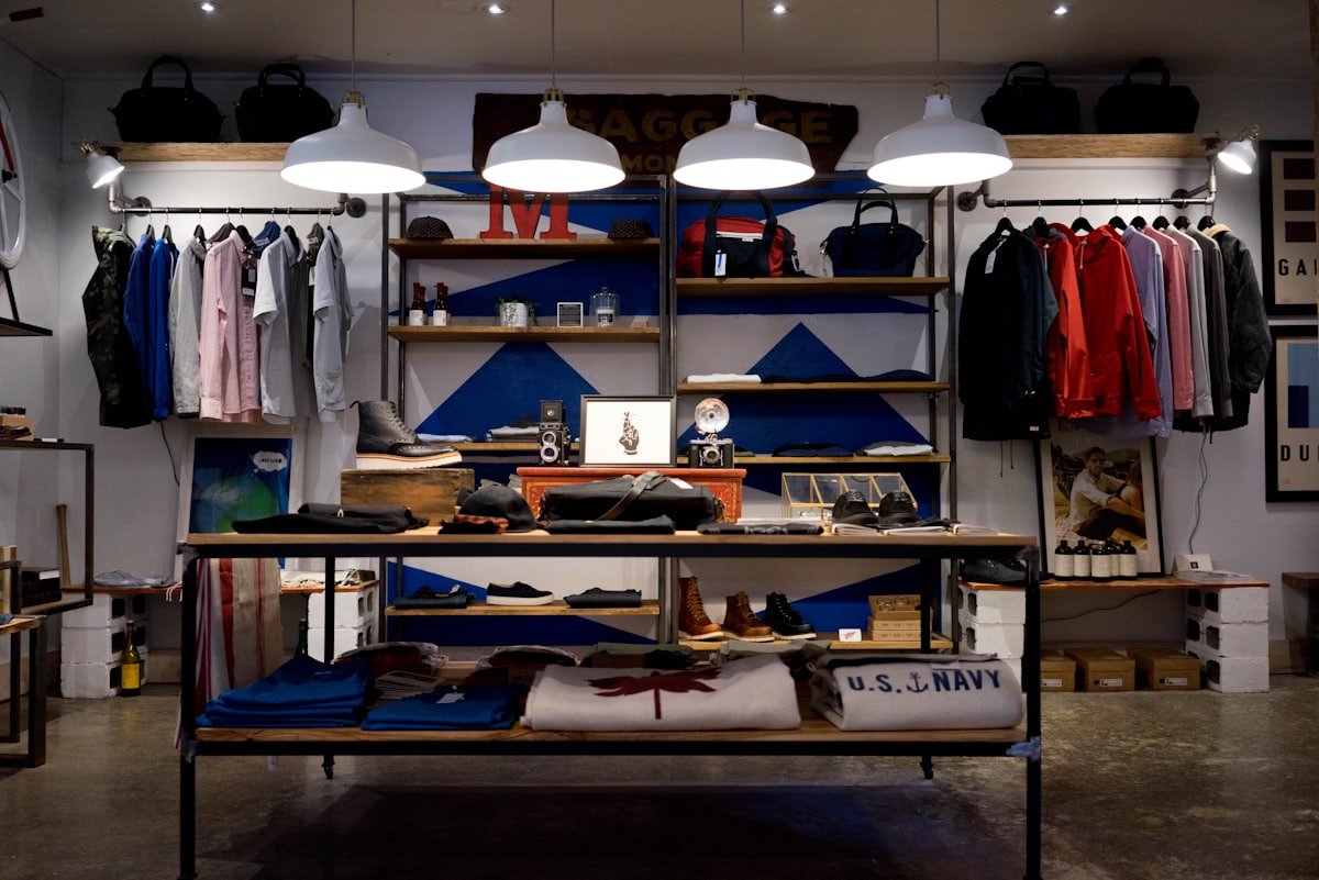 Modern retail storefront